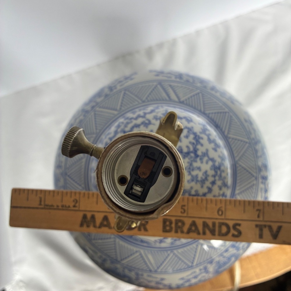 Lauren Ralph Lauren Table Lamp Ginger Jar Floral Grandmillenial Luxury Coastal - Picture 12 of 14